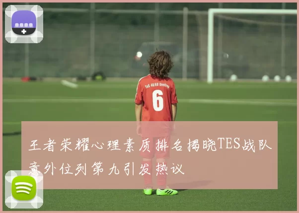 王者荣耀心理素质排名揭晓TES战队意外位列第九引发热议